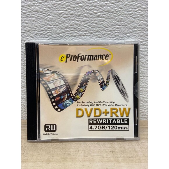 E-Proformance DVD+RW Rewritable 4.7GB 120 min - Picture 1 of 5
